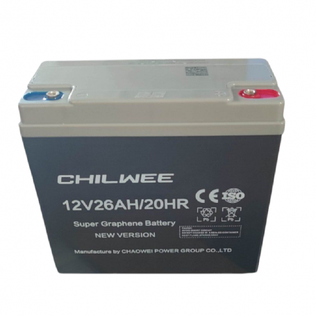 CHILWEE ΣΟΥΠΕΡ ΓΡΑΦΕΝΙΟΥ 12V 26AH 20hr CHILWEE ΣΟΥΠΕΡ ΓΡΑΦΕΝΙΟΥ 12V 26AH 20hr