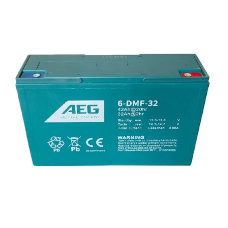 ΜΠΑΤΑΡΙΑ AEG MOTIVE 6-DMF-32 VRLA AGM-GEL 12V 42AH 20hr – ΒΑΘΕΙΑΣ ΕΚΦΟΡΤΙΣΗΣ ΜΠΑΤΑΡΙΑ AEG MOTIVE 6-DMF-32 VRLA AGM-GEL 12V 42AH 20hr – ΒΑΘΕΙΑΣ ΕΚΦΟΡΤΙΣΗΣ