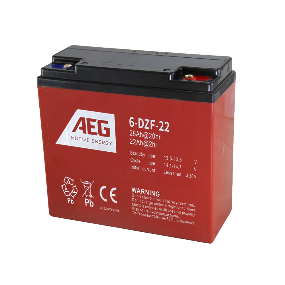 AEG 6-DZF-22-AG LEAD ACID 12V/22AH