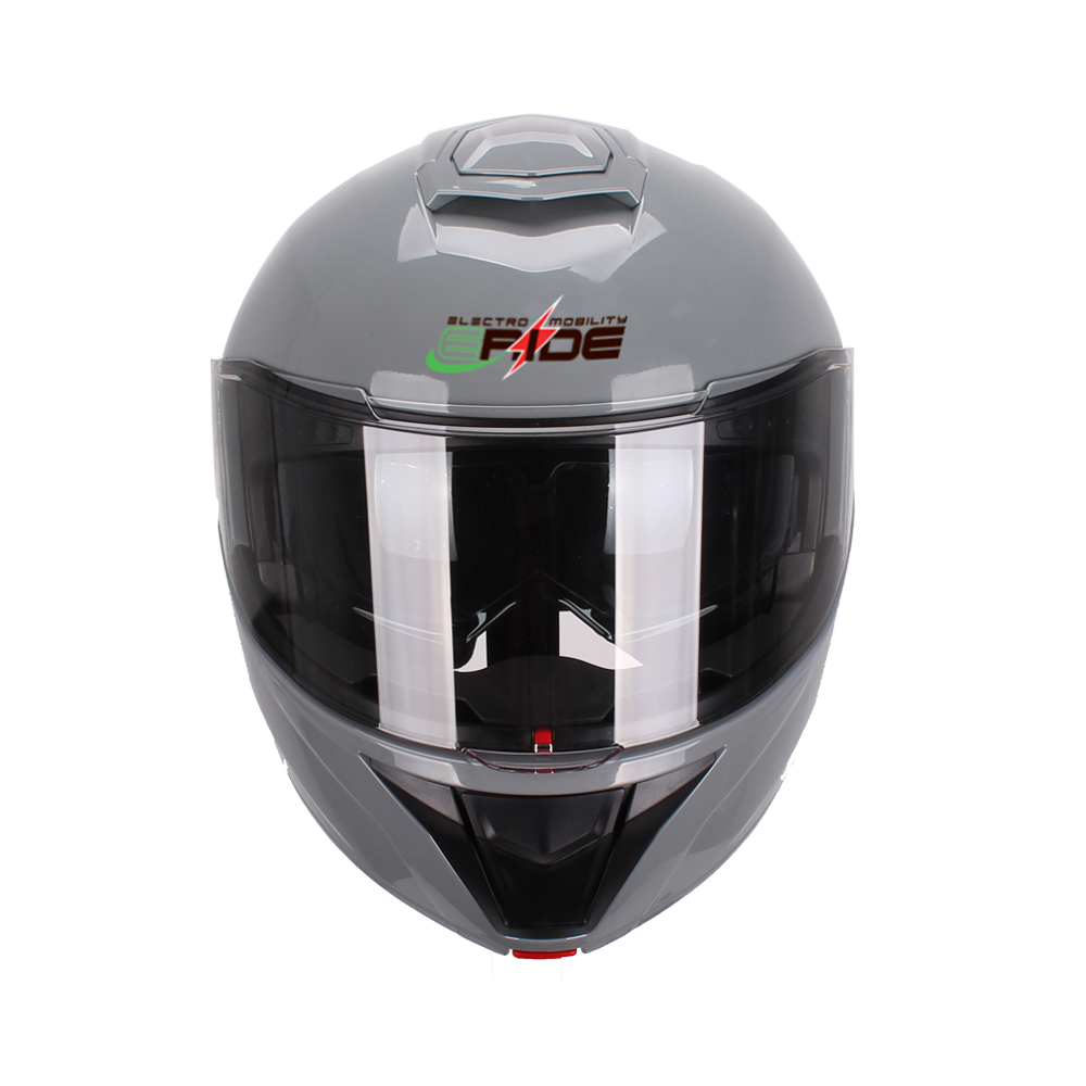 E-RIDE IRIS ΚΡΑΝΟΣ FULL FACE ΓΚΡΙ