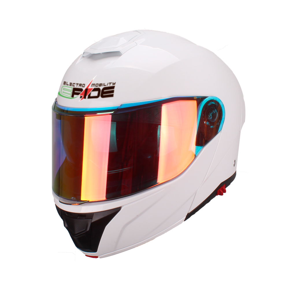 E-RIDE IRIS ΚΡΑΝΟΣ FULL FACE ΛΕΥΚΟ