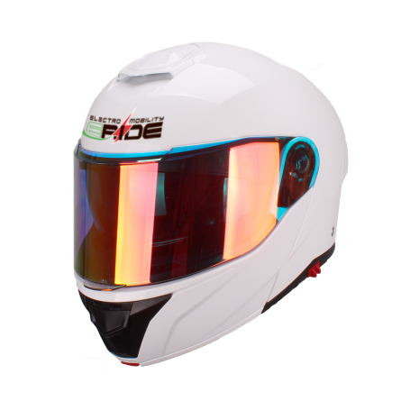 E-RIDE IRIS ΚΡΑΝΟΣ FULL FACE ΛΕΥΚΟ