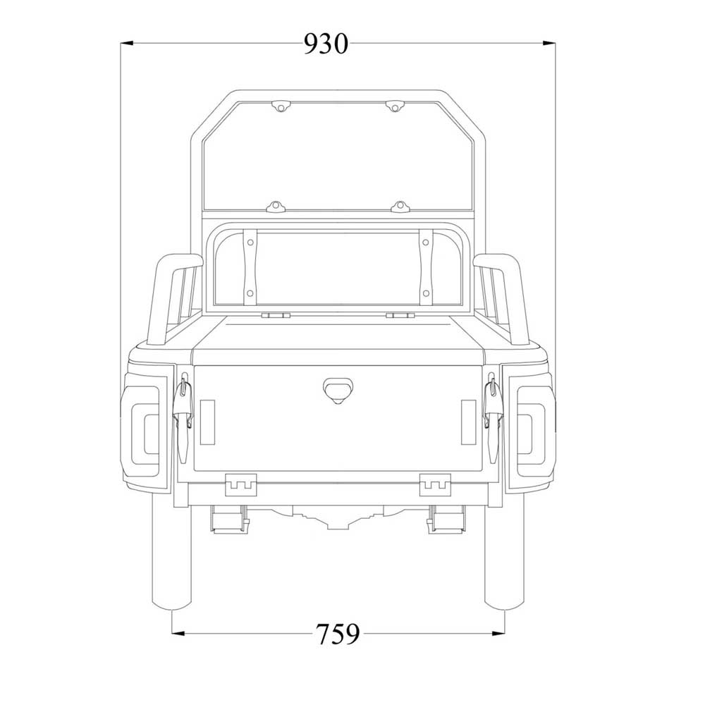 E-RIDE CARGO MINI (72V/32AH Μολύβδου)