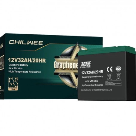 CHILWEE NANO CARBON GRAPHENE 12V/32AH/20HR CHILWEE NANO CARBON GRAPHENE 12V/32AH/20HR