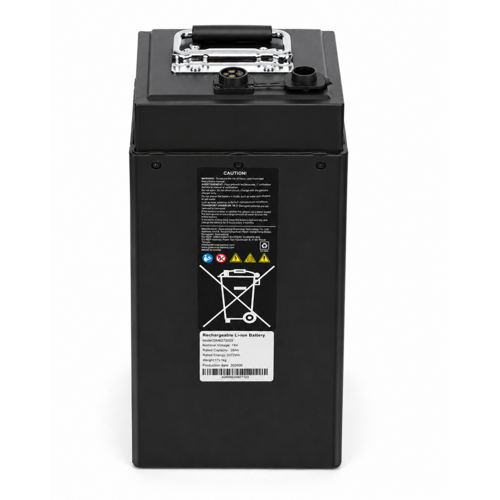 Μπαταρία Λιθίου Greenway 74V / 28Ah – 2.072Wh